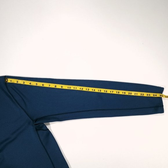 Patagonia Capilene Base Layer Midweight 1/4 Zip Mens M Polartec Blue Great Cond - Picture 14 of 14